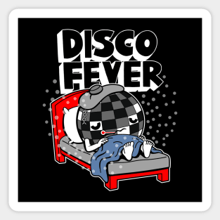 Disco Fever Funny Music Vintage Retro 70's Cartoon Meme Sticker